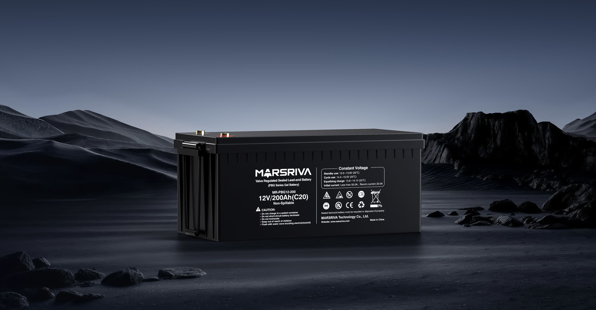 Герметичная свинцово-кислотная батарея с регулируемым клапаном