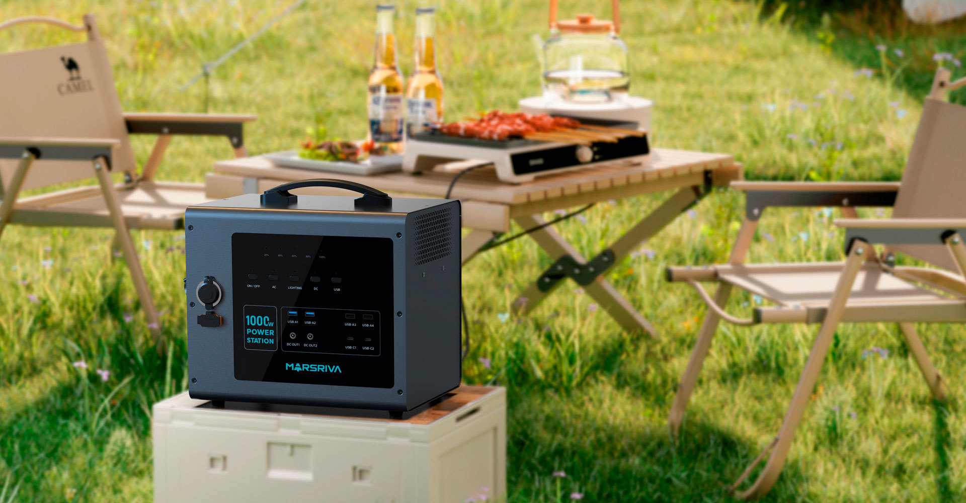 Портативная электростанция 1000 Вт