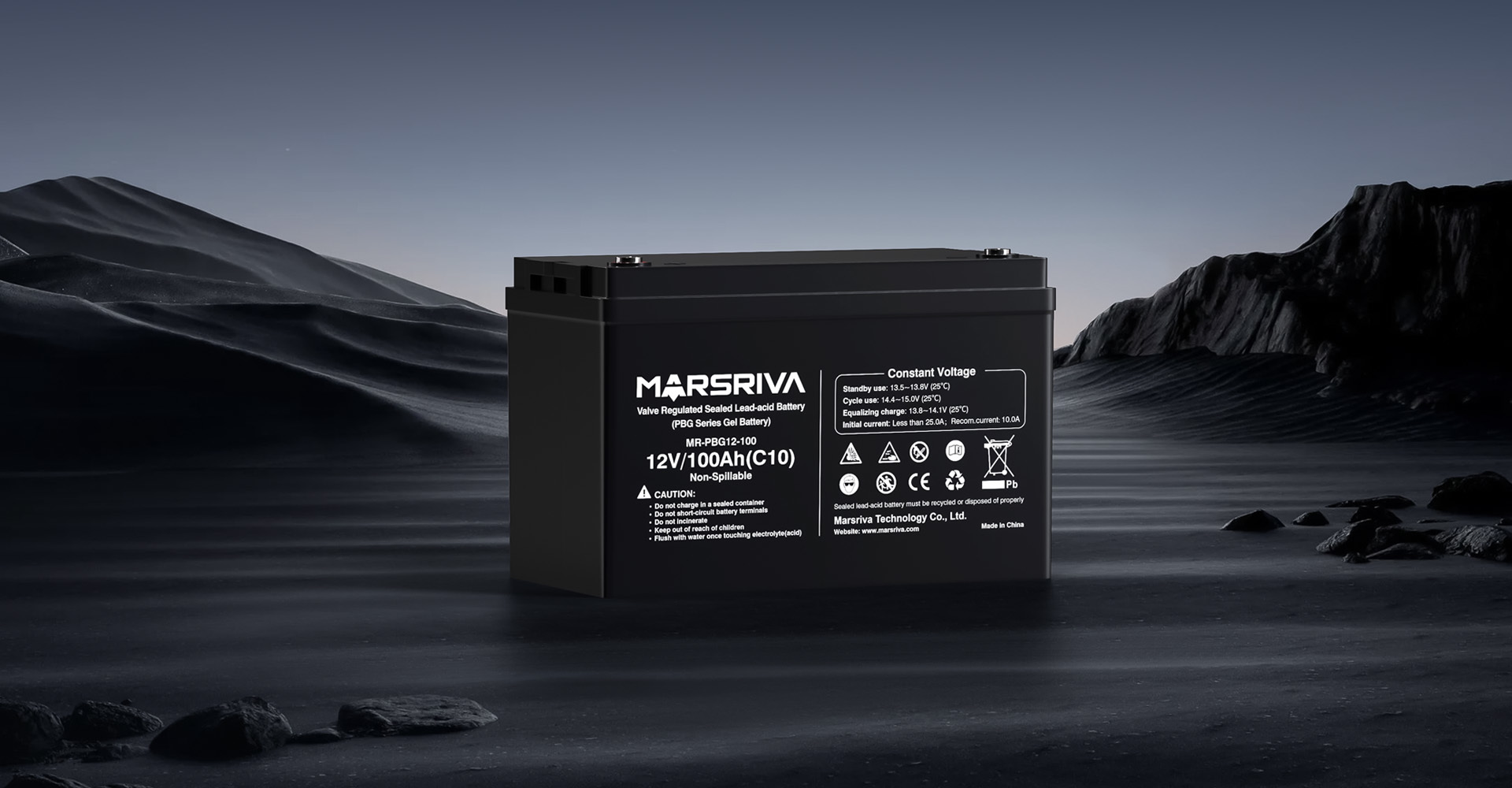 Герметичная свинцово-кислотная батарея с регулируемым клапаном