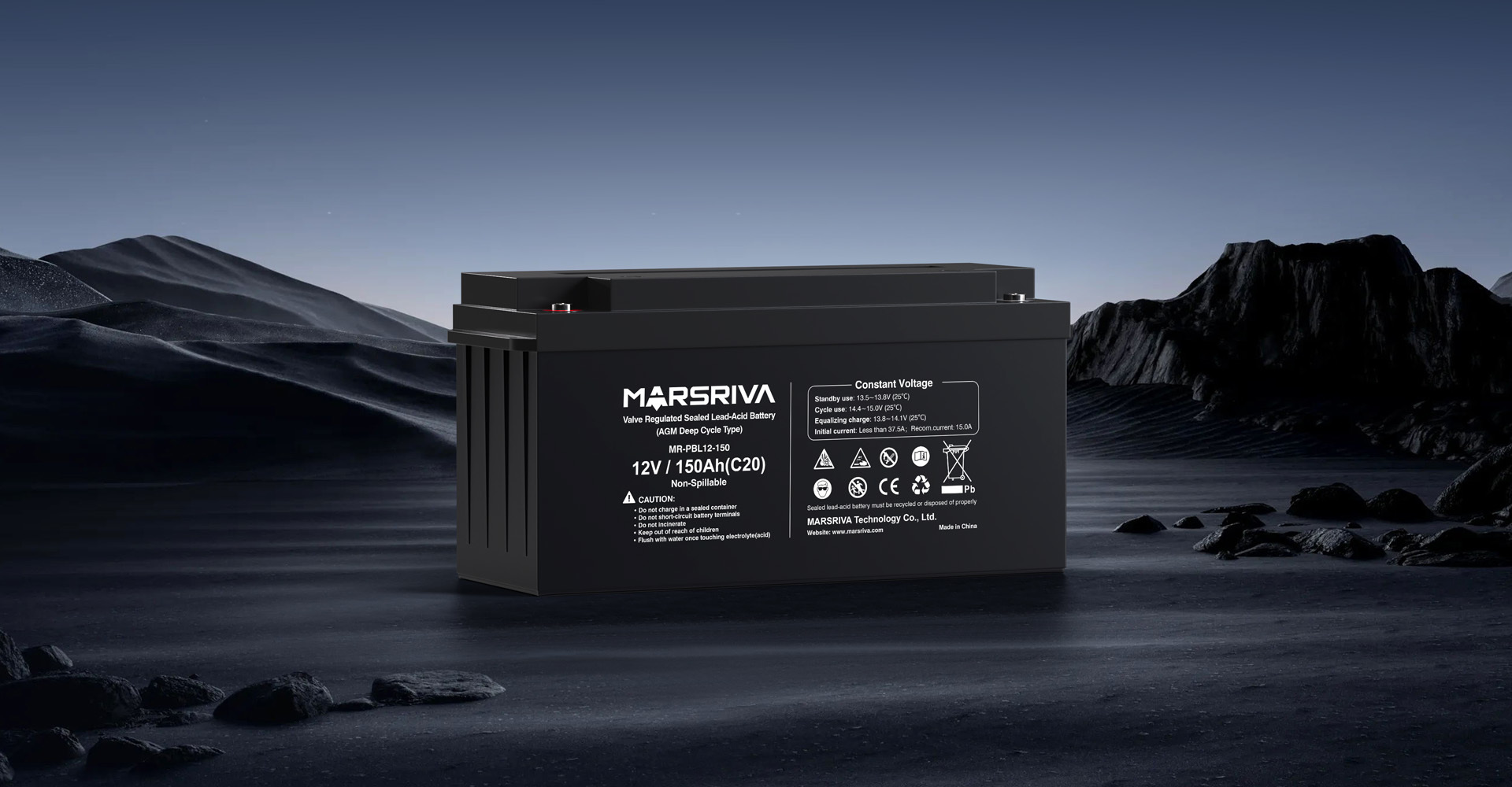 Герметичная свинцово-кислотная батарея с регулируемым клапаном