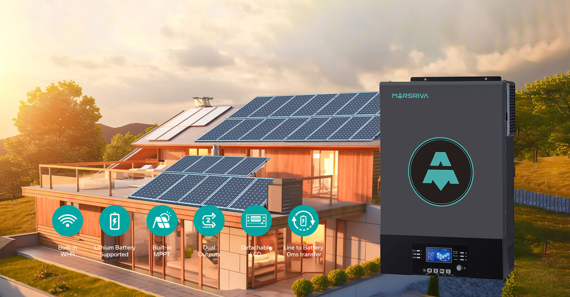 Инвертор солнечной энергии 6 кВт