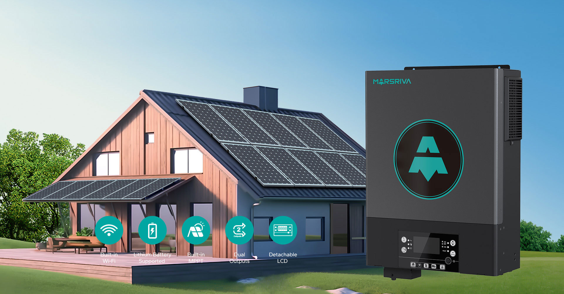 Инвертор солнечной энергии 6 кВт