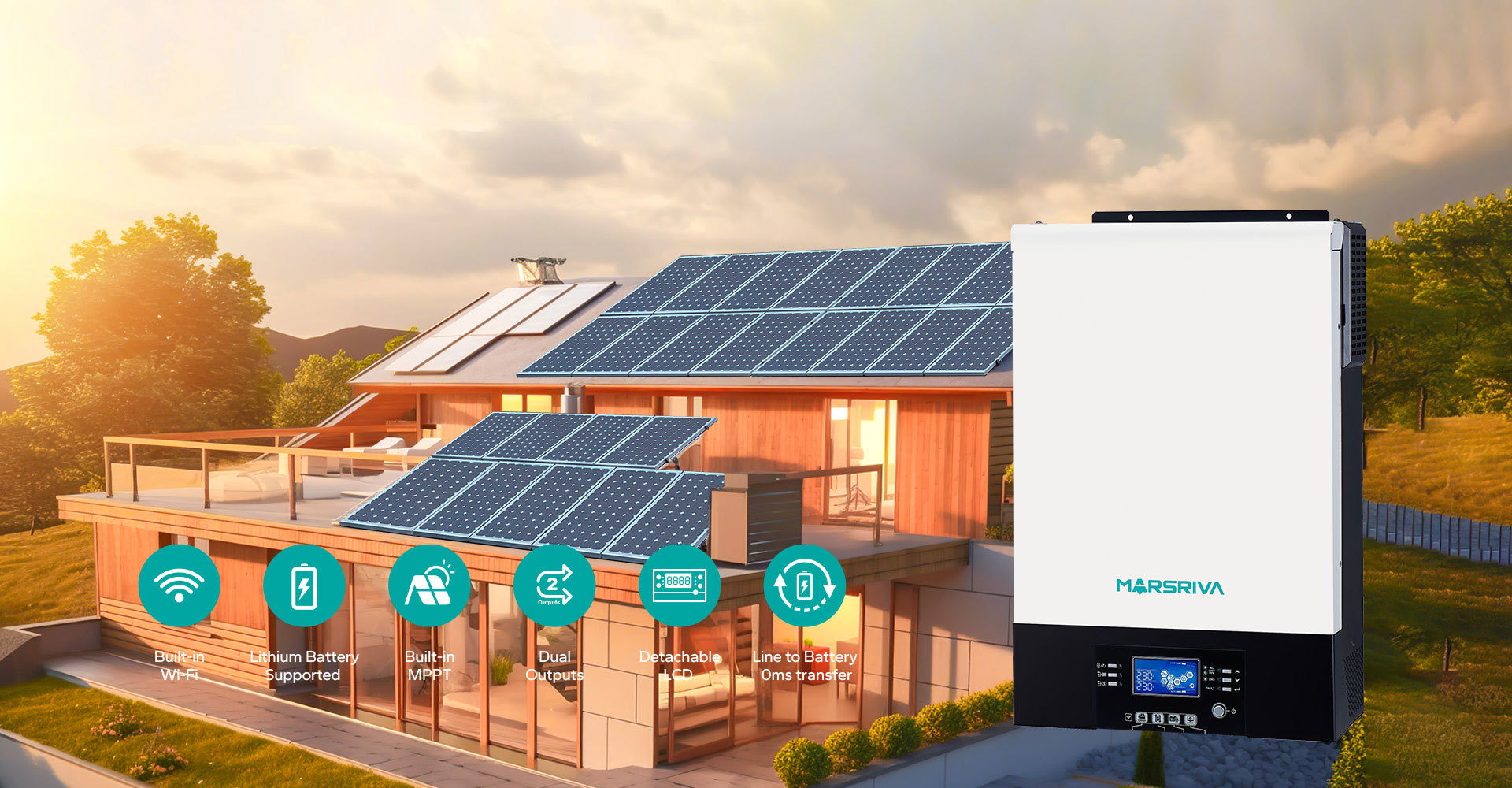 Инвертор солнечной энергии 6 кВт